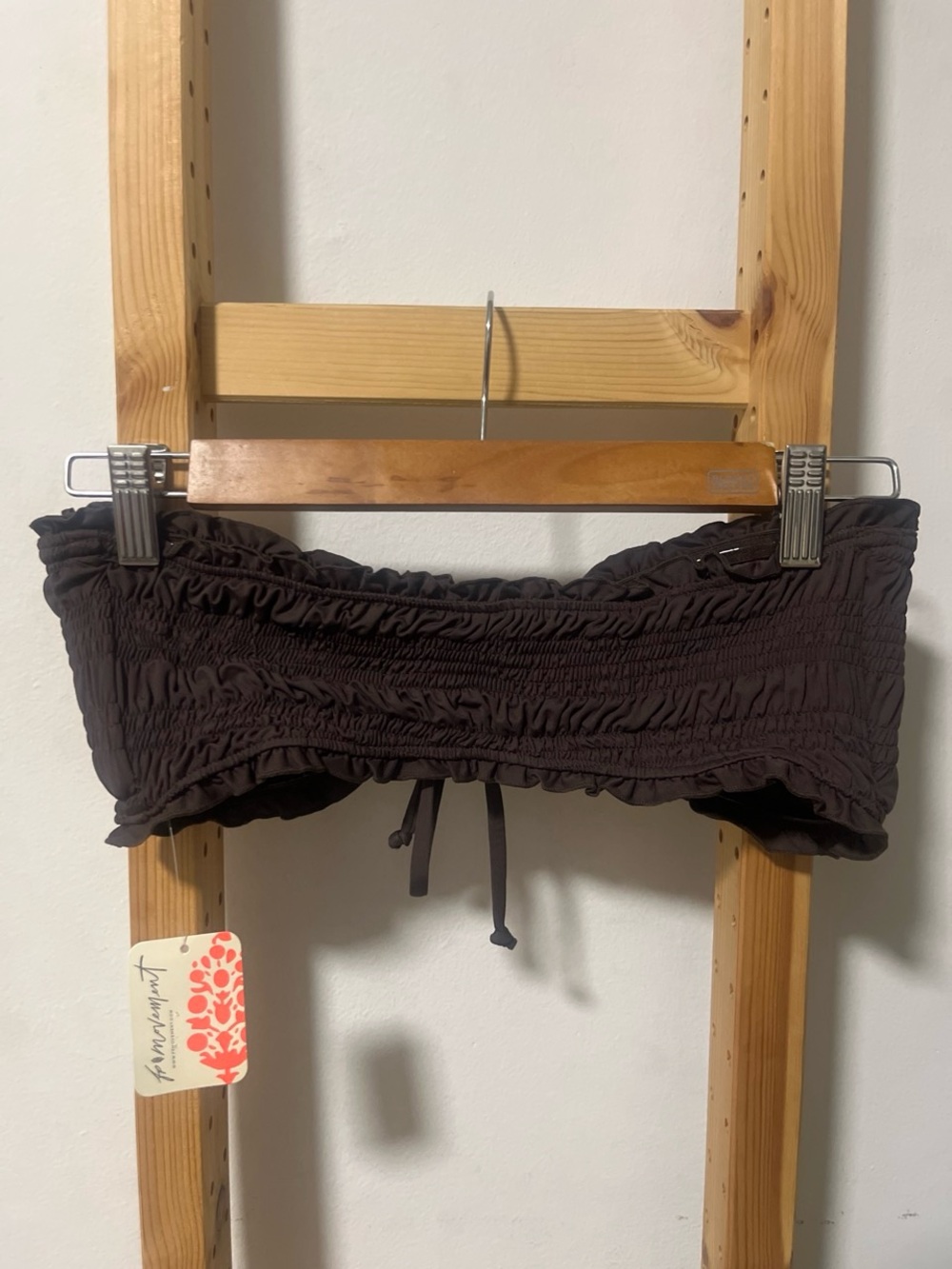 Free People Cleo Smocked Bandeau Bikini Top - Picture 4 of 7